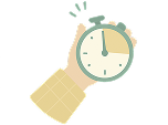 Employee time clock software icon