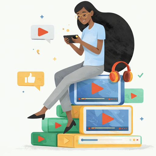 video tutorials illustration