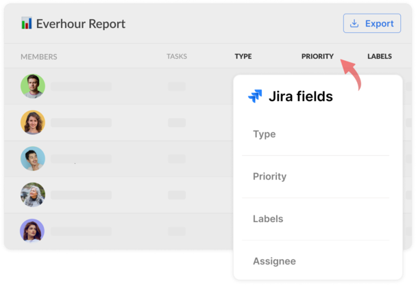 Jira Everhour custom fields in reports